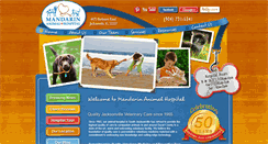 Desktop Screenshot of mandarinanimalhospital.com