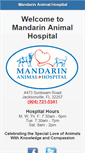 Mobile Screenshot of mandarinanimalhospital.com